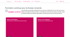 Desktop Screenshot of formationcontinue.csfo.ch