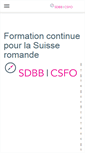 Mobile Screenshot of formationcontinue.csfo.ch
