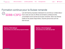 Tablet Screenshot of formationcontinue.csfo.ch